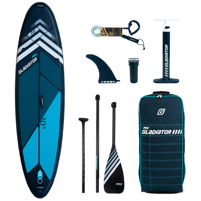 GLADIATOR Pro 10'8" 2022 SUP Board Stand Up Paddle aufblasbar Surfboard Paddel