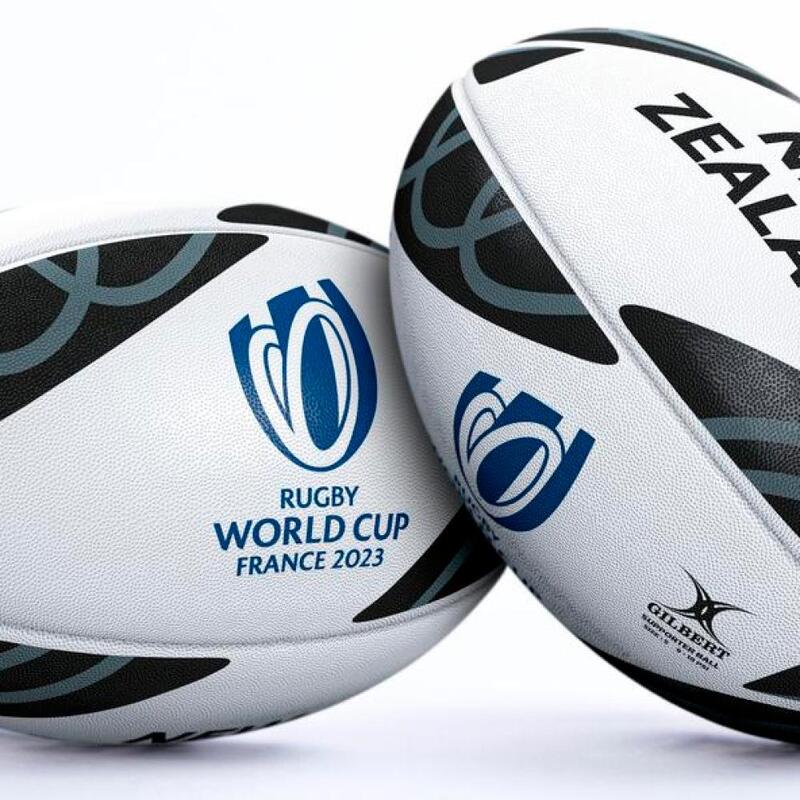 Pallone da rugby Gilbert 2023 Sostenitore Coppa del Mondo Nuova Zelanda