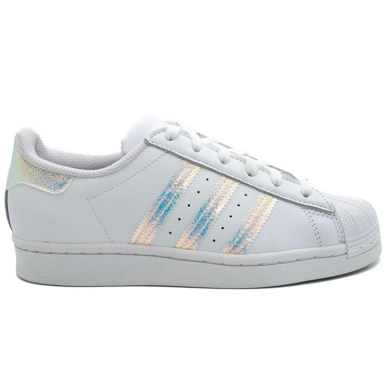 Adidas Superstar J Sapatos brancos para adultos