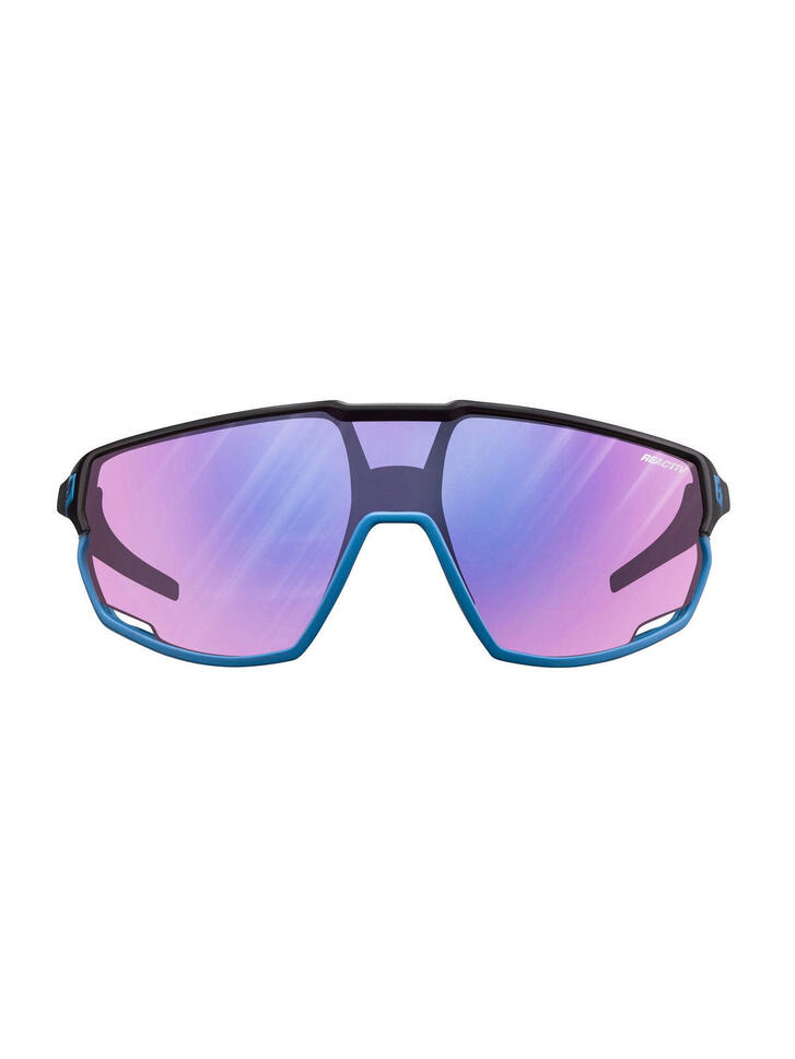 Okulary rowerowe fotochrom JULBO RUSH czarno niebieski High Contrast kat. 1>3