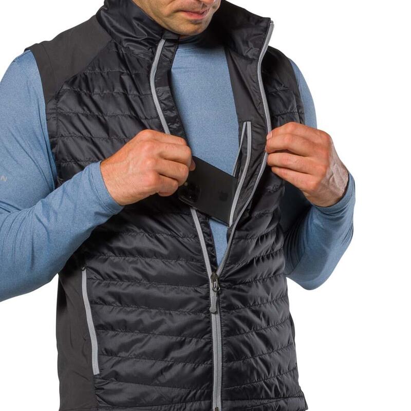 Chaleco Híbrido Hombre - Correr - Navigator GRIS