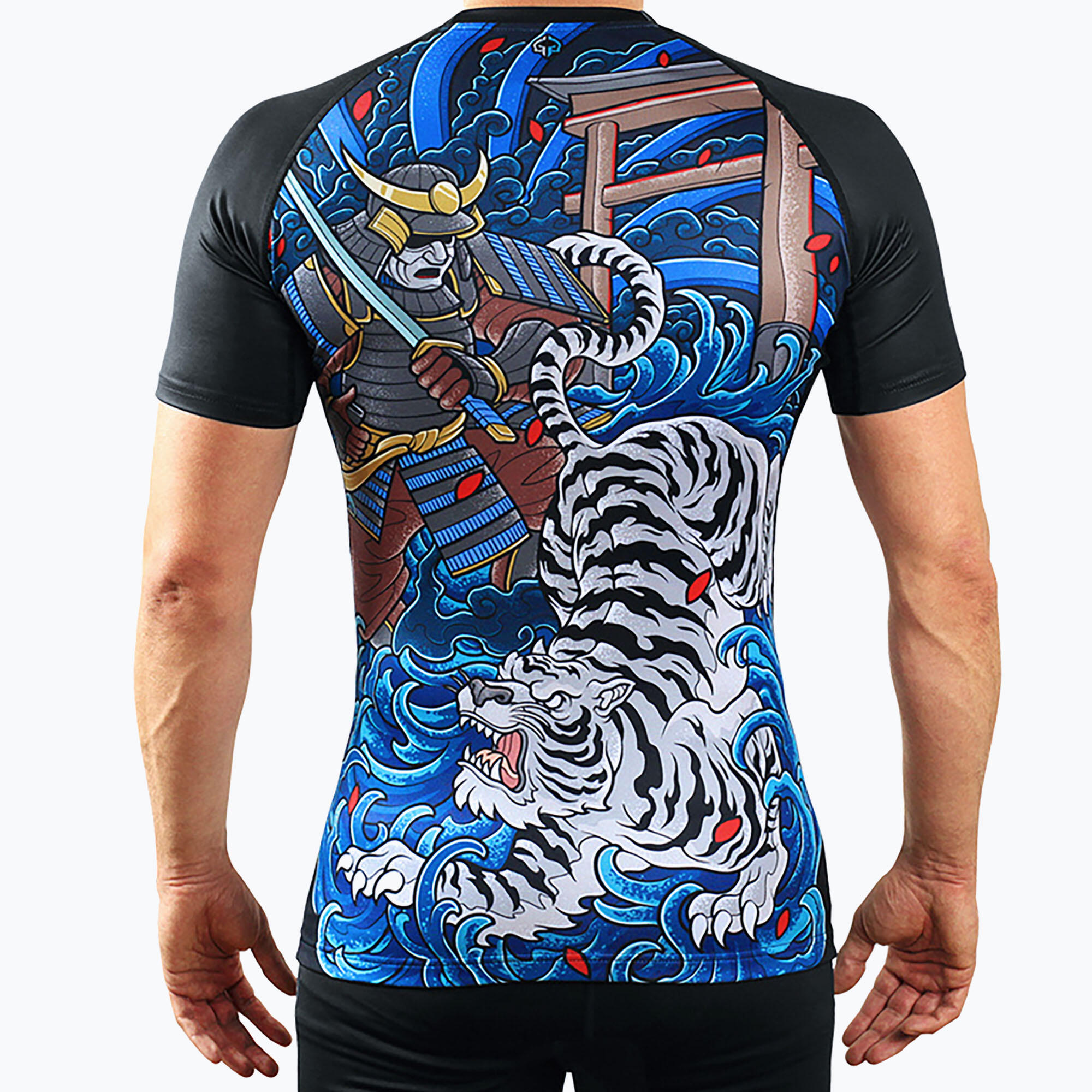 Rashguard męski Ground Game Yokai 3.0 3/4