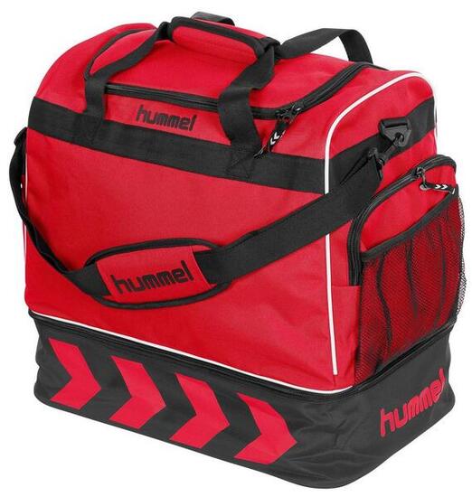 Hummel Pro Supreme sac de sport avec compartiment inférieur - rouge
