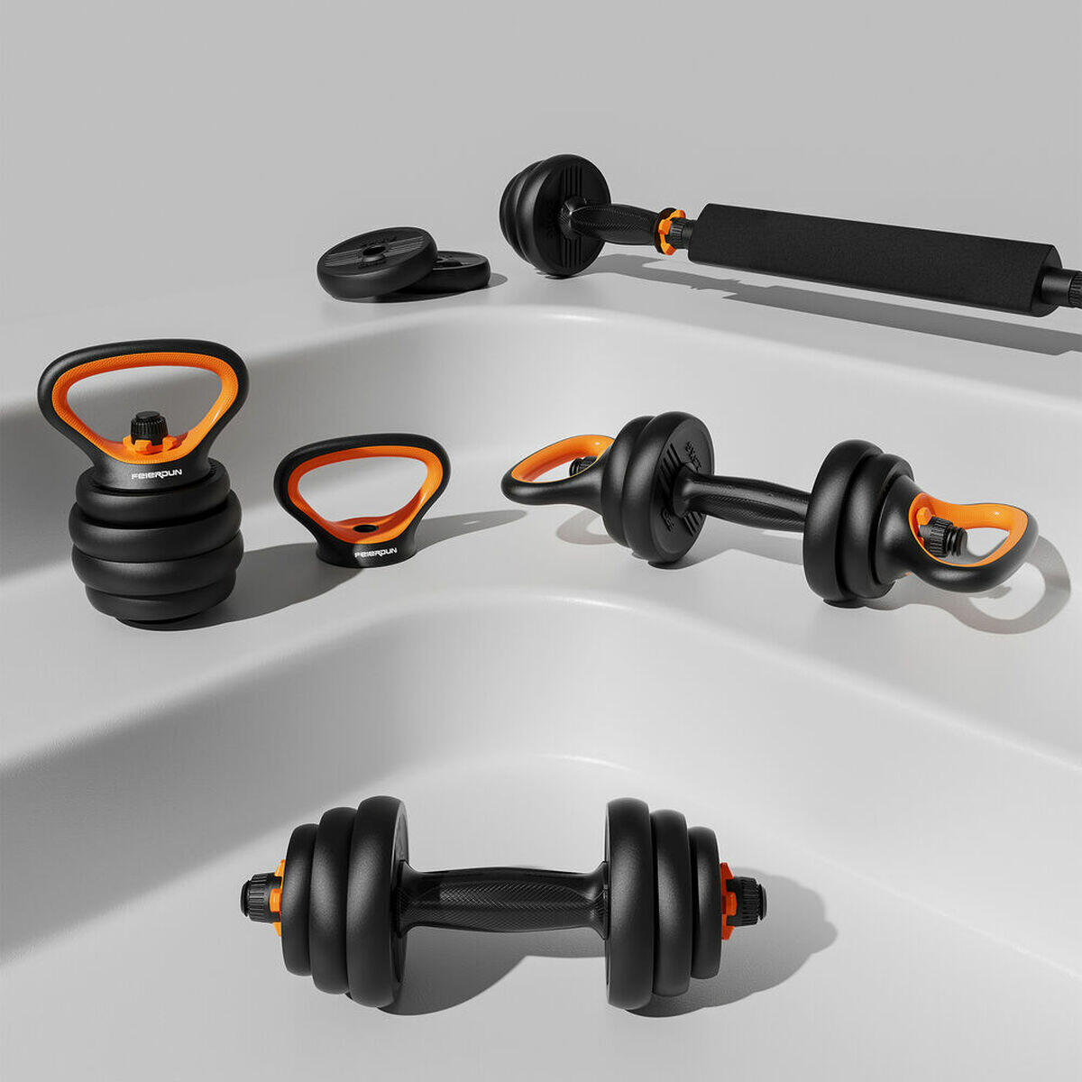 Kit Mancuernas V2 Xiaomi FED 20kg Decathlon