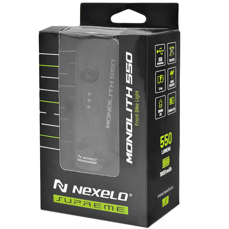 Lampka rowerowa przednia Nexelo Monolith 550lm 5/5
