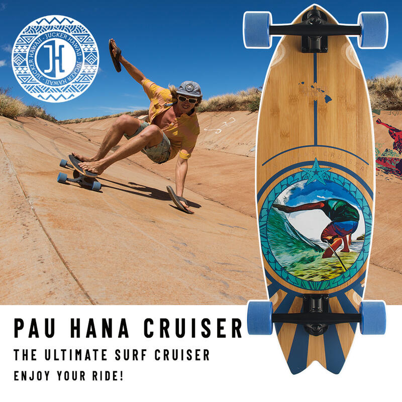 JUCKER HAWAII Cruiser Pau Hana - Cruiser Skateboard, Cruiserboard