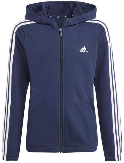 adidas Essentials 3-Stripes Full-Zip Meisjes Hoodie