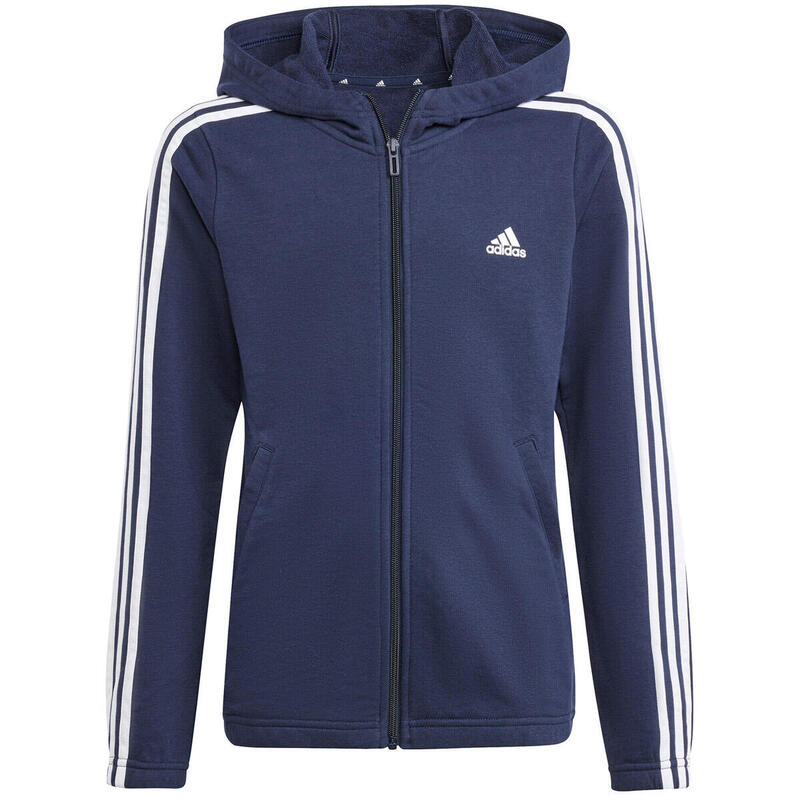 adidas Essentials 3-Stripes Full-Zip Meisjes Hoodie