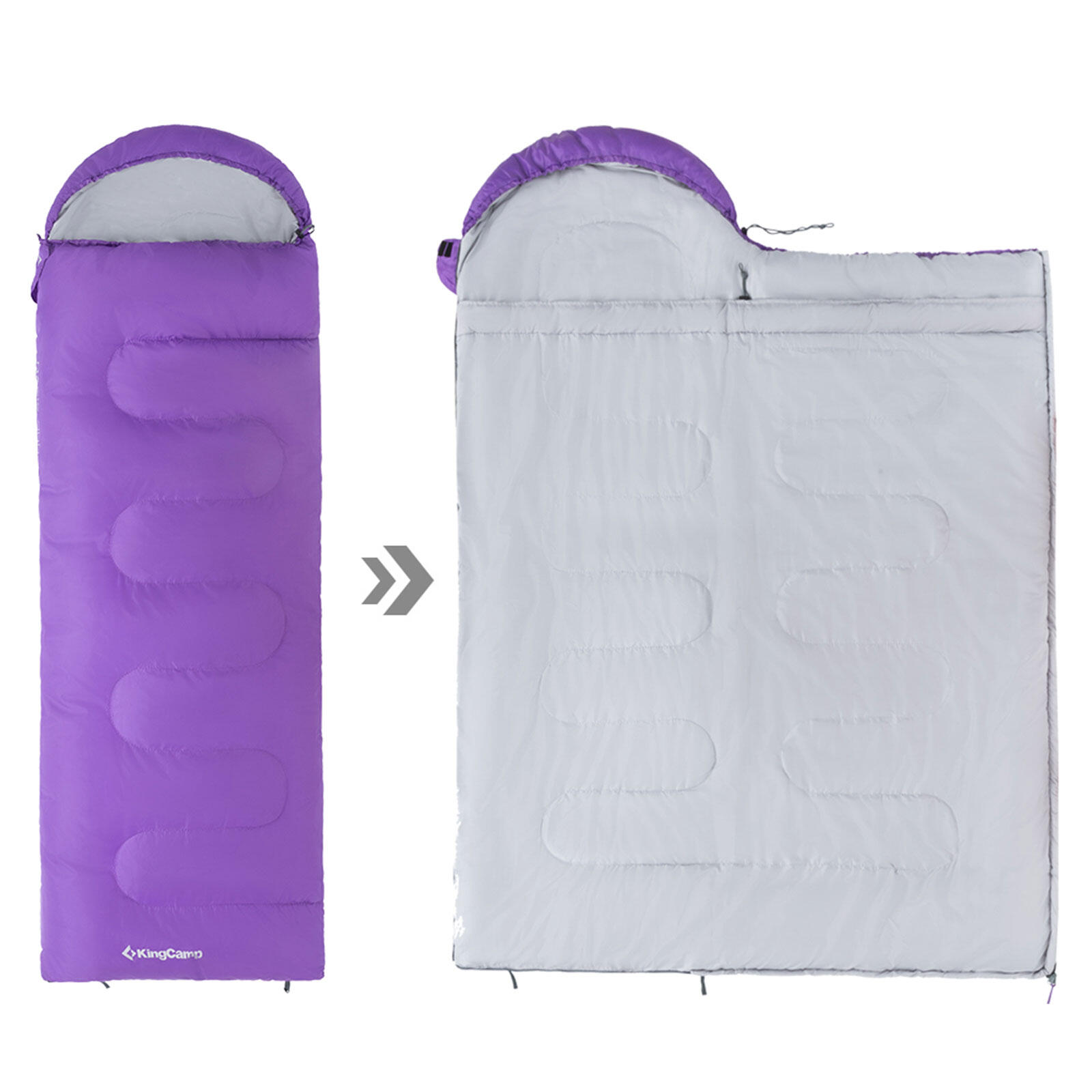 Sac de couchage d'été Oasis 250 Camping Outdoor 2,2m 12°C 3/7