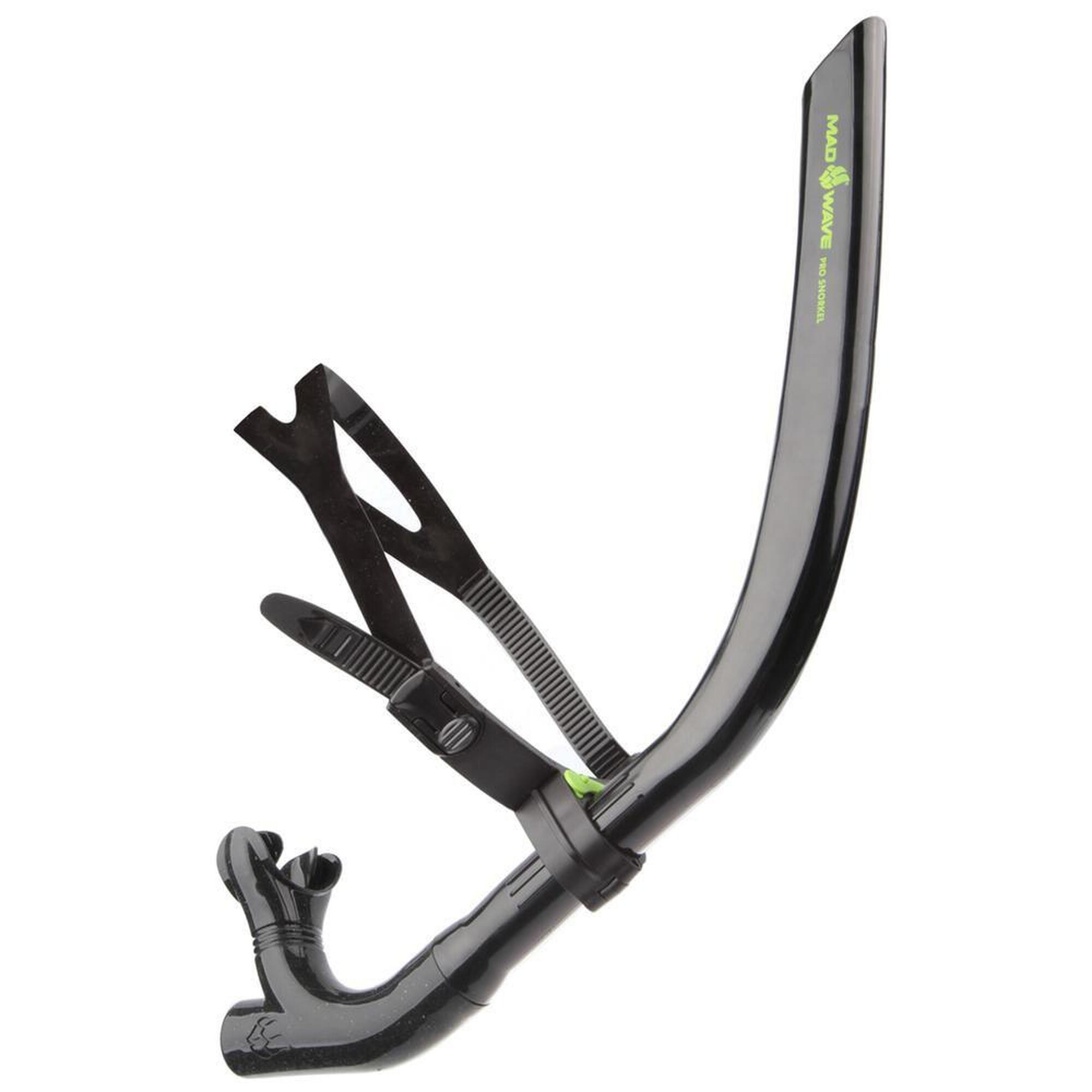 Mad Wave Pro Snorkel - Czarno-Zielony