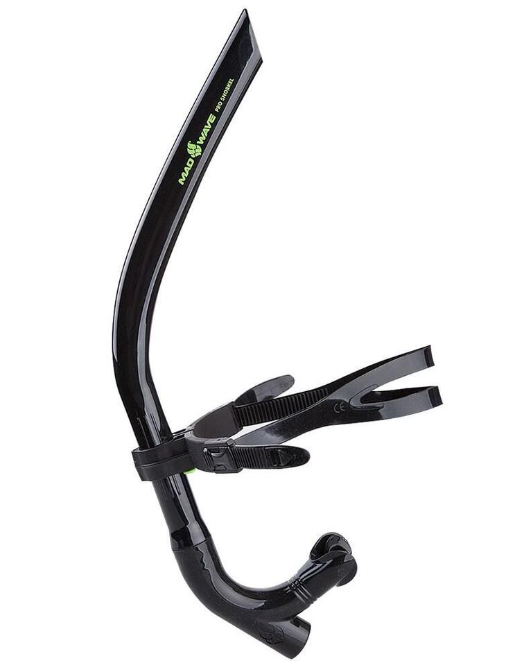 Mad Wave Pro Snorkel - Czarno-Zielony