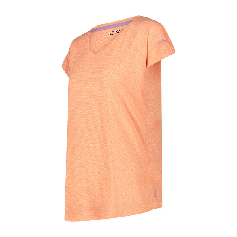 CMP T-Shirt mit breitem Ausschnitt aus Light Jersey für Damen