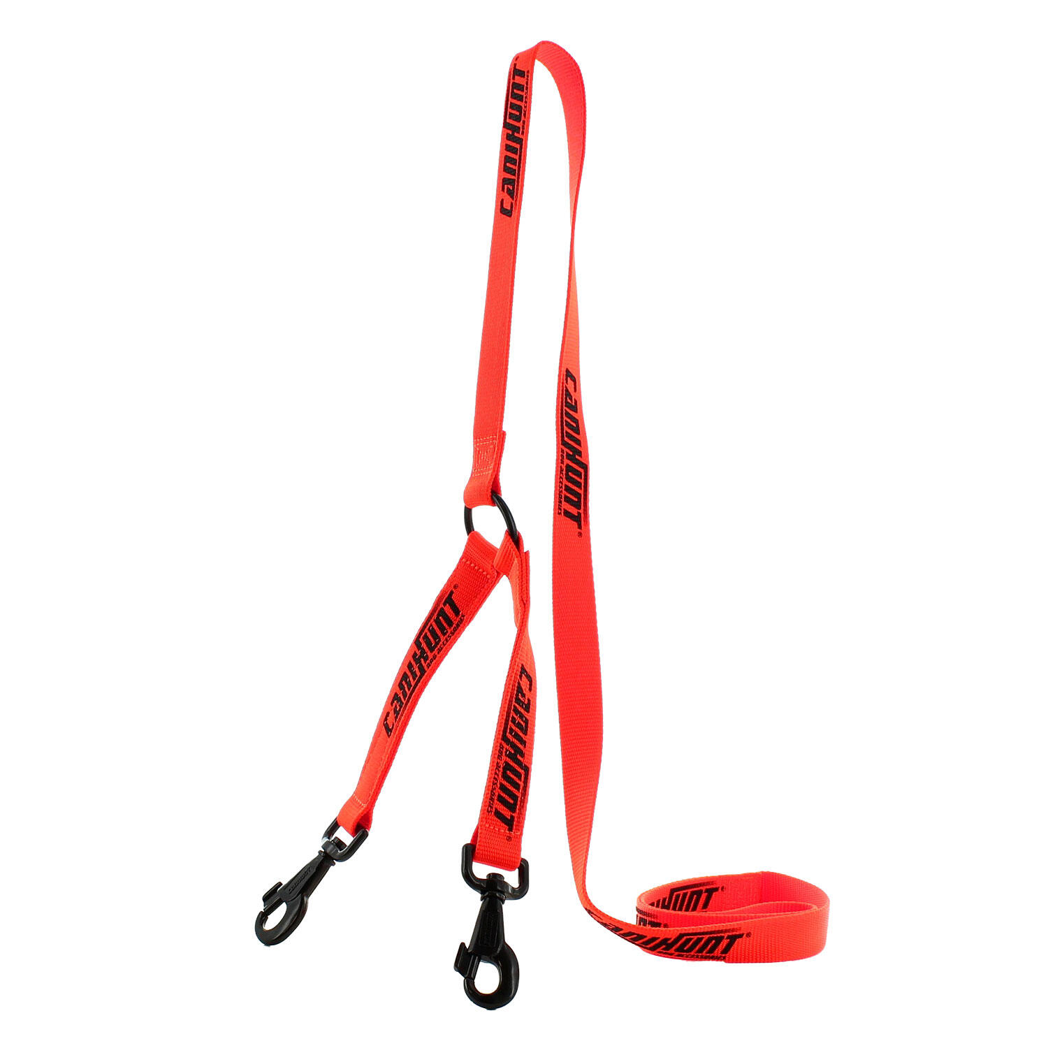 Laisse doubleur HUNTER FIRST orange 150cm 2/4