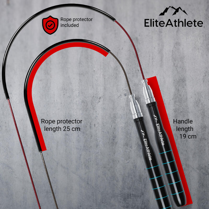 EliteAthlete® Premium Springseil Herren Damen - Speed Rope