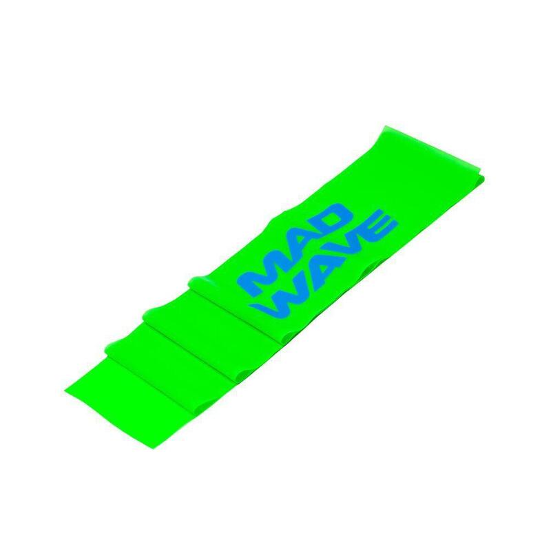 Banda de resistência elástica MAD WAVE Verde 0.3mm Resistência média-baixa