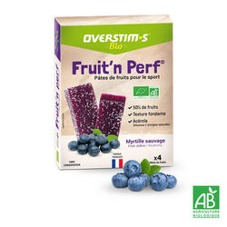 Pâtes de fruits énergétiques Bio Myrtille - 4 x25g