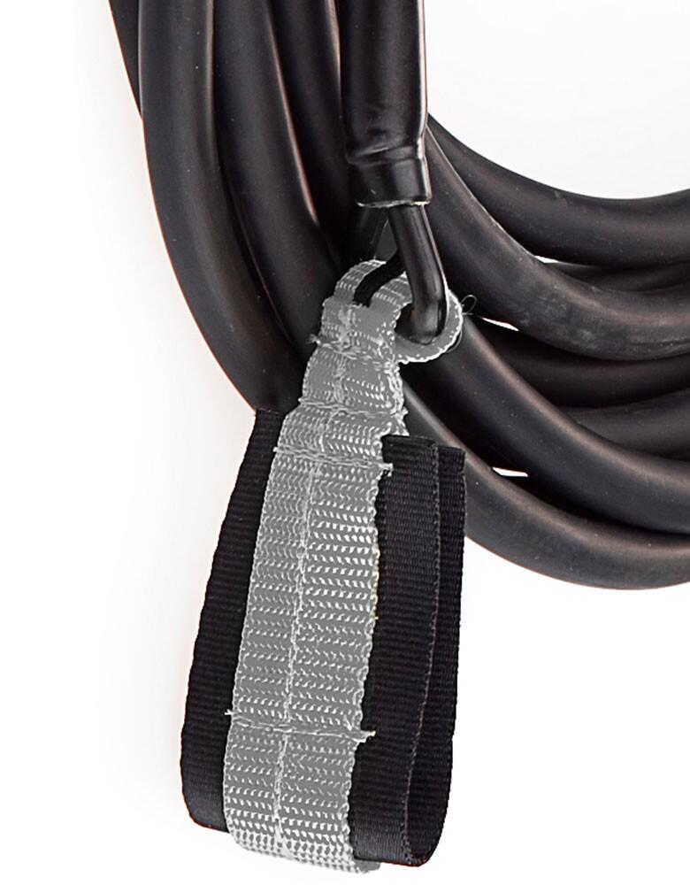 Cuerda elástica de resistencia de 6m Gris 1.3-3.6 kg 2/3
