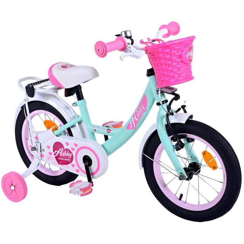 VOLARE BICYCLES Bicicletta per bambini Ashley 14 pollici, verde