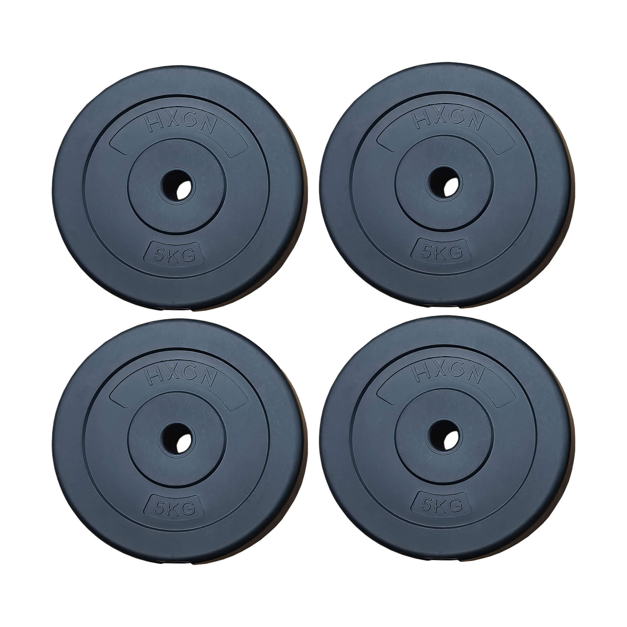 HXGN HXGN 4 x 5kg Standard 1" Weight Plates