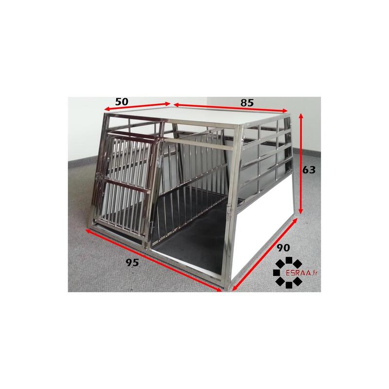 Cage Transport Chien DOUBLE + Séparation - CAG-001 ESRAA