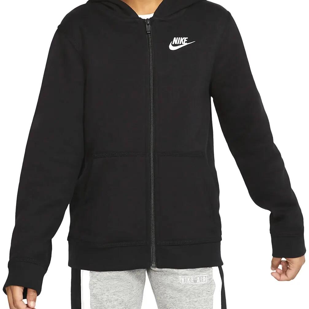 Nike Sportswear - Sweatshirt B NSW HOODIE FZ CLUB made of cotton for boy