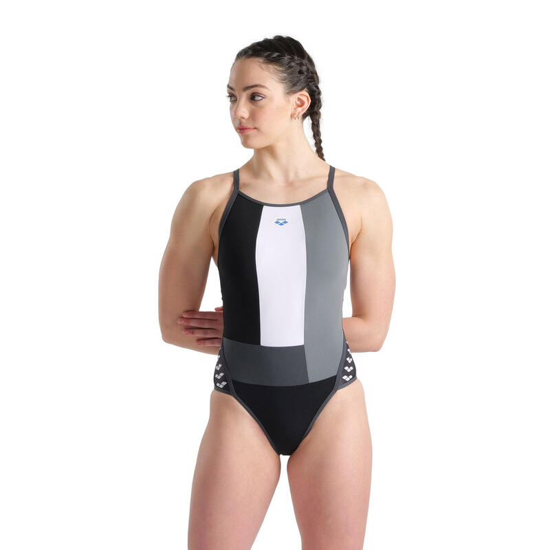 Arena Woman Superfly Back Solid Swimsuit Gray/Black