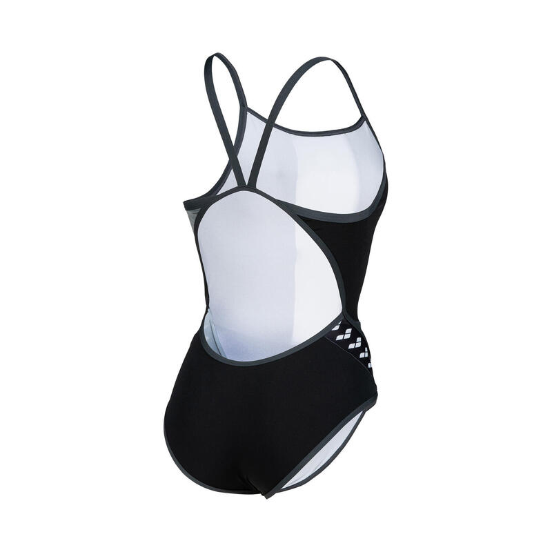 Arena Woman Superfly Back Solid Swimsuit Gray/Black