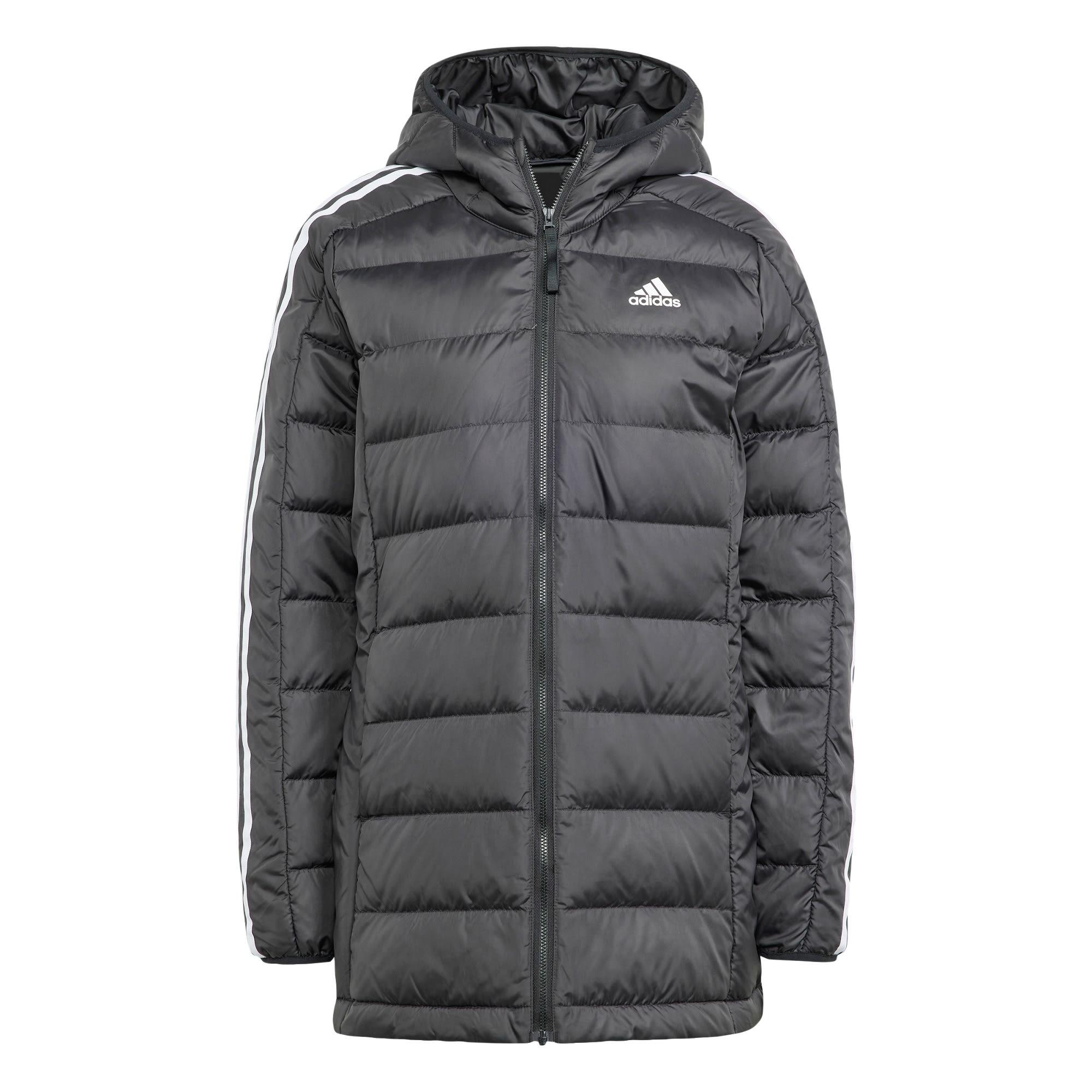 Parka Essentials 3-Stripes Light Down Hooded 2/5