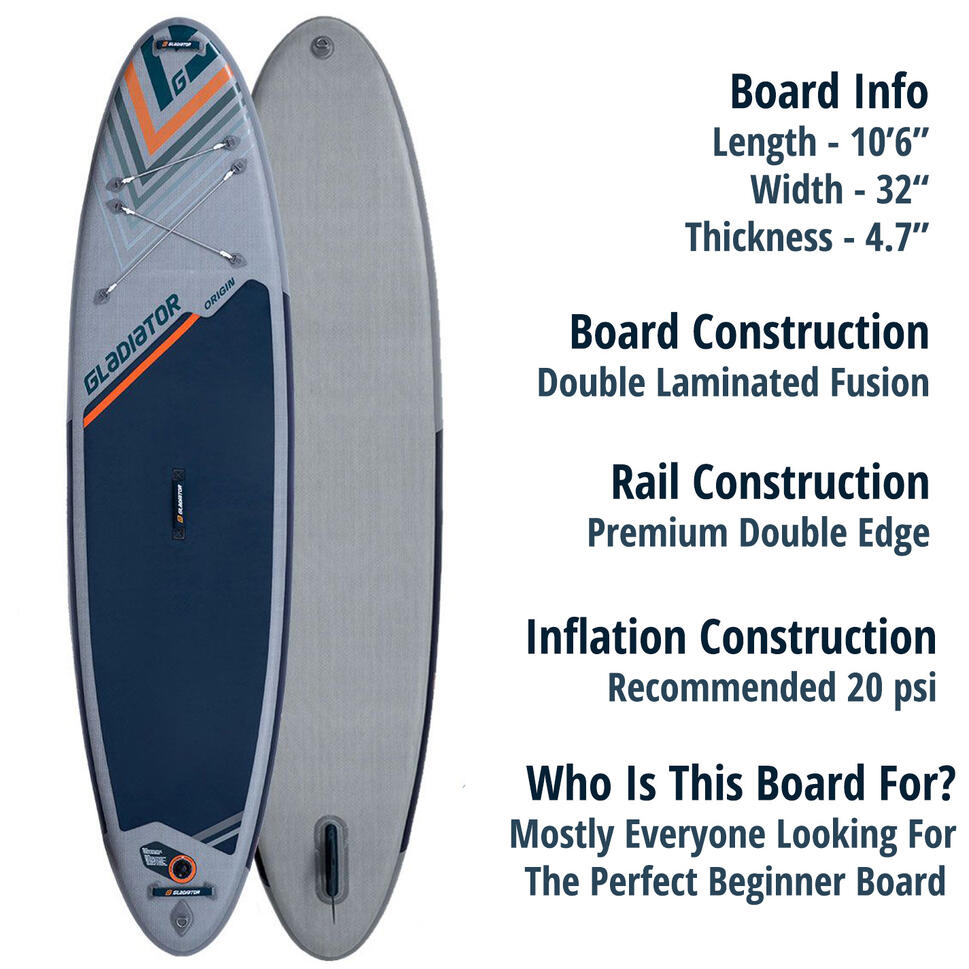 Deska Pompowana SUP Gladiator Origin 10'6