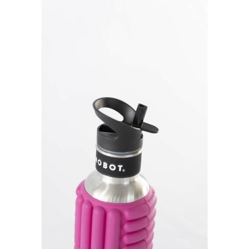 Bouteille de sport noir avec revêtement Trigger point - MOBOT - 0,7 Litres