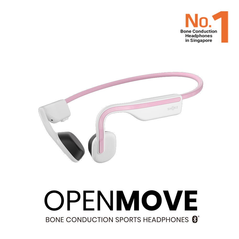 Running Earphone OpenMove (Pink) | Bone Conduction Headphone