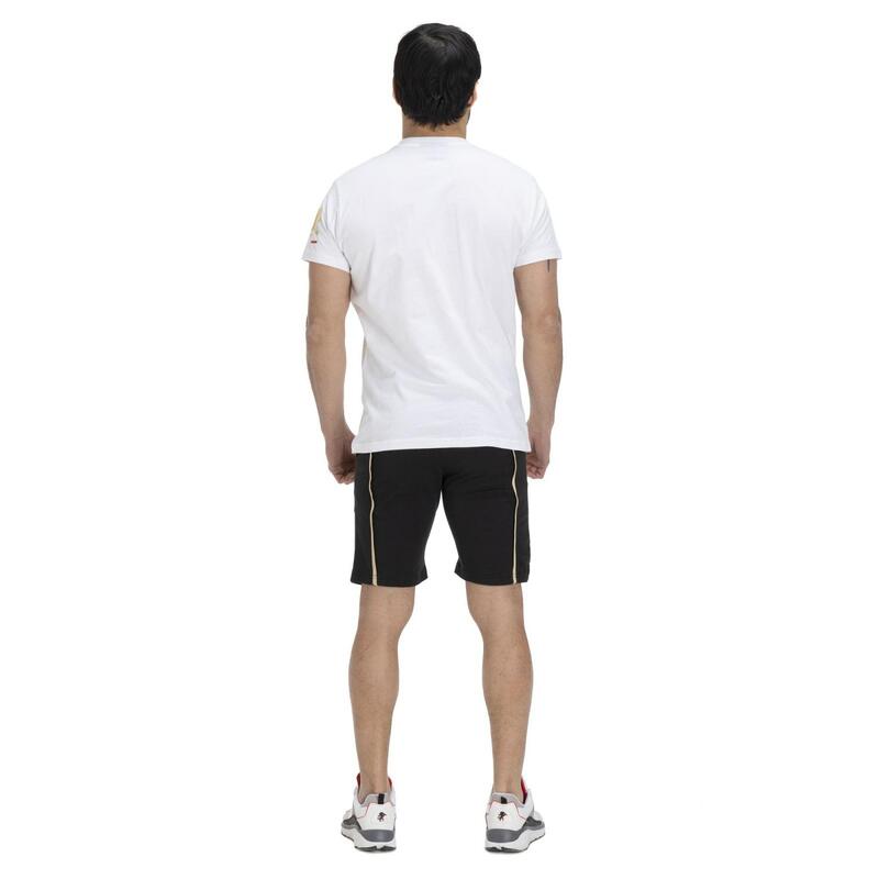 Set Leone tricou + short - Alb