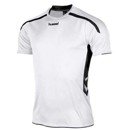 Hummel Preston Maillot Manches Courtes Enfants - Blanc/Noir 140