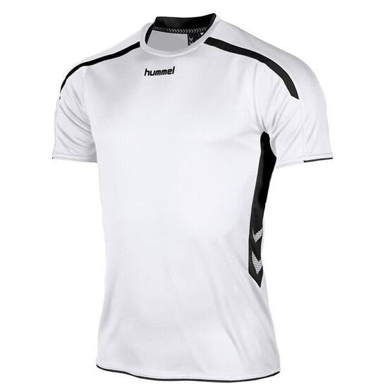 Hummel Preston Maillot Manches Courtes Enfants - Blanc/Noir 140