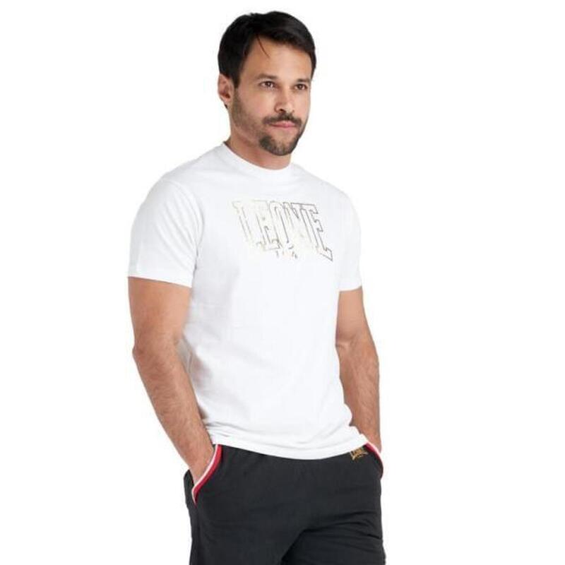 Tricou Leone Alb-Auriu