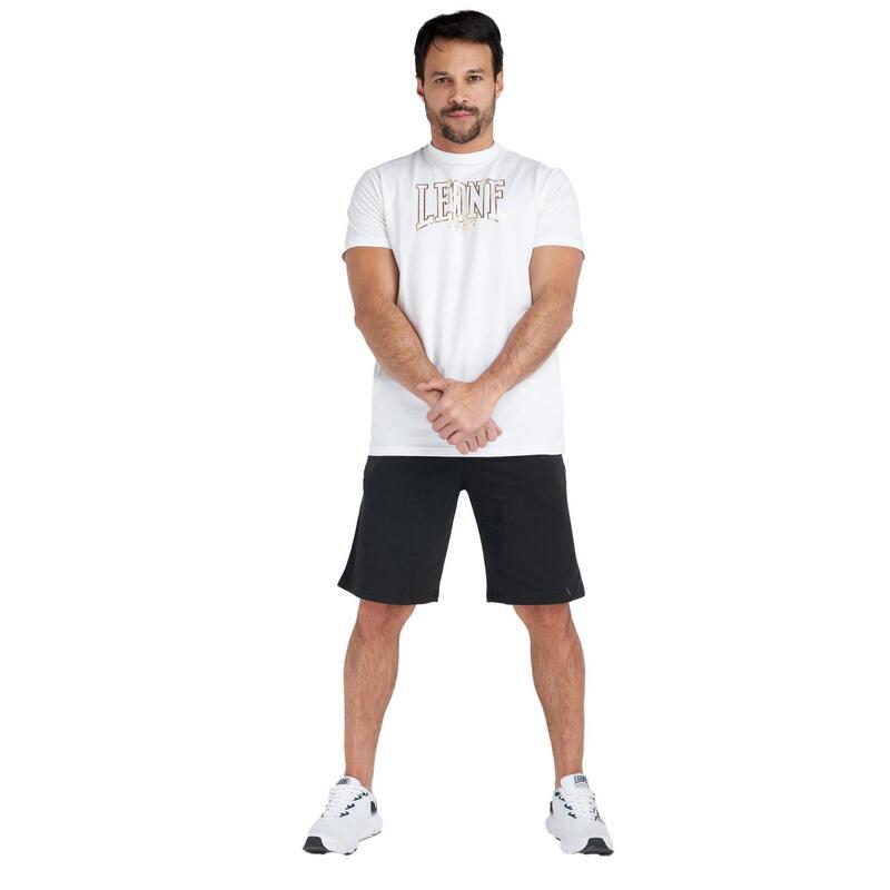 Tricou Leone Alb-Auriu