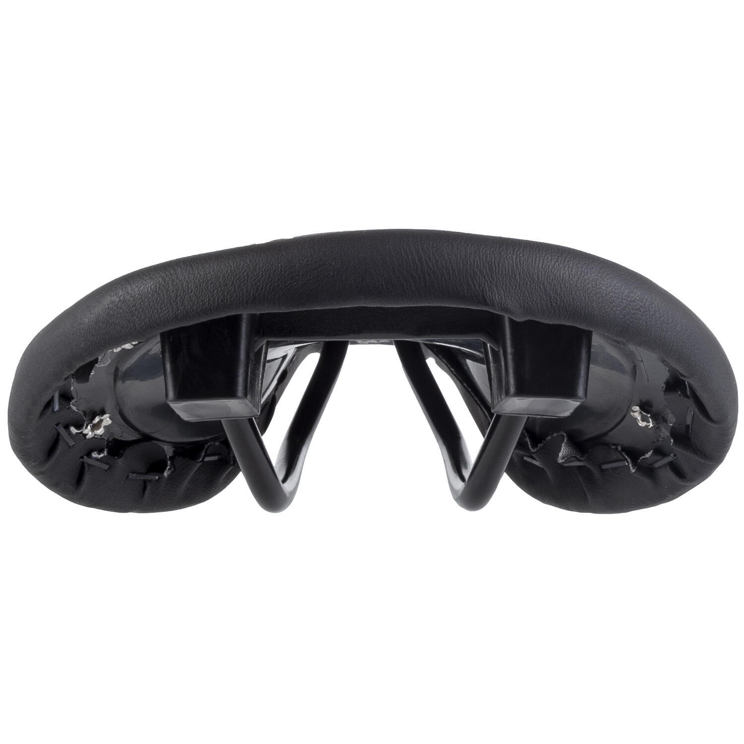 Messingschlager Sattel RIVET mit Nieten, Unisex, schwarz 2/4