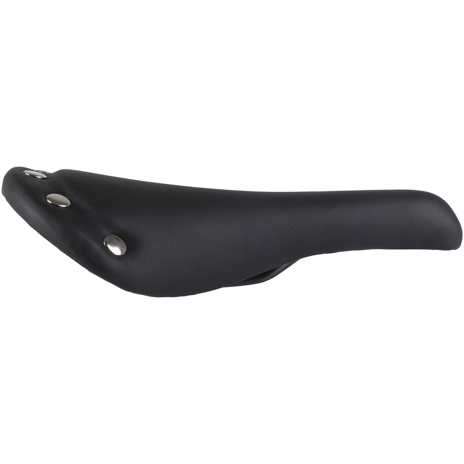 Messingschlager Sattel RIVET mit Nieten, Unisex, schwarz 4/4