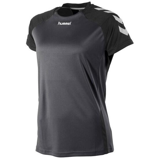 Hummel Aarhus Maillot Manches Courtes Femmes - Noir / Anthracite