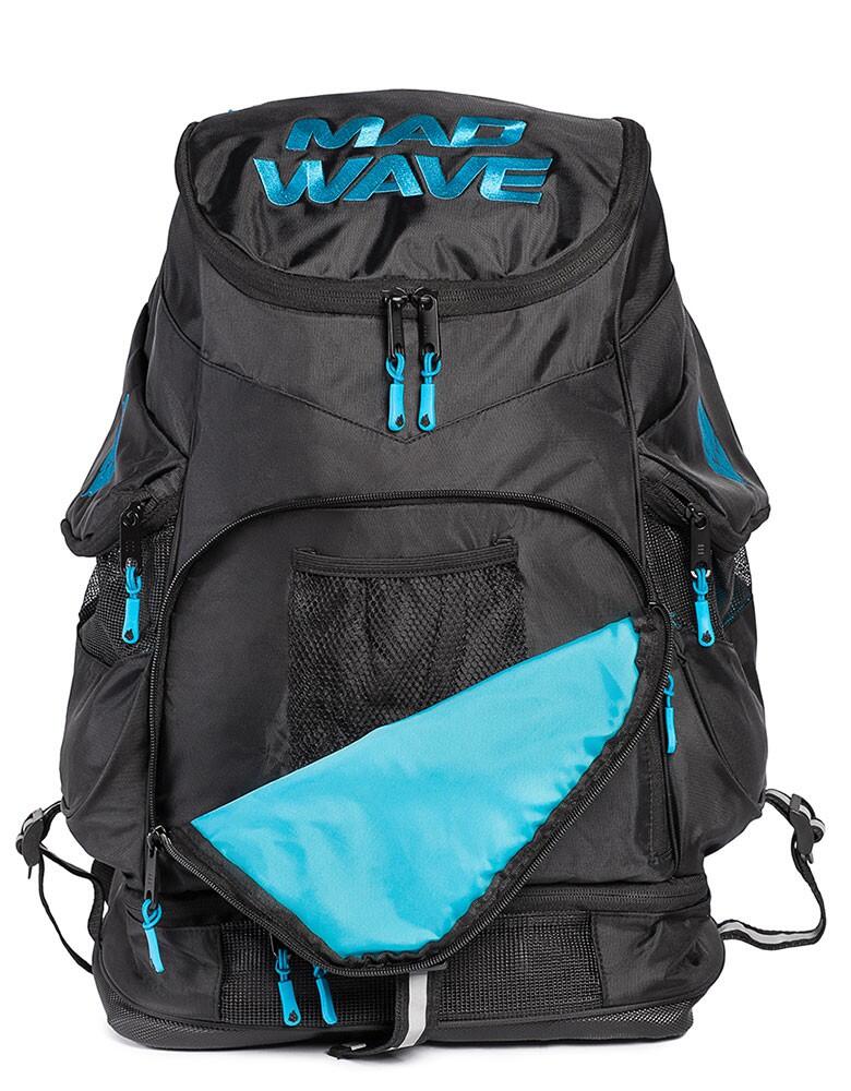 Mochila para piscina y natación MAD TEAM Negra 3/5