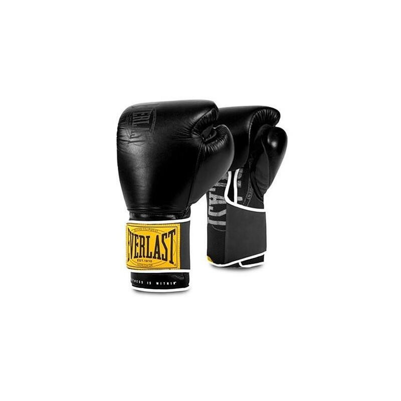 Everlast 1910 Guantes de Sparring Hook & Loop | Negro | 12-OZ