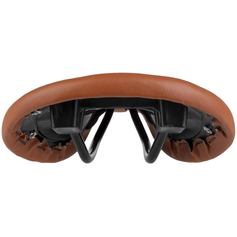 M-WAVE Fahrradsattel Rivet brown