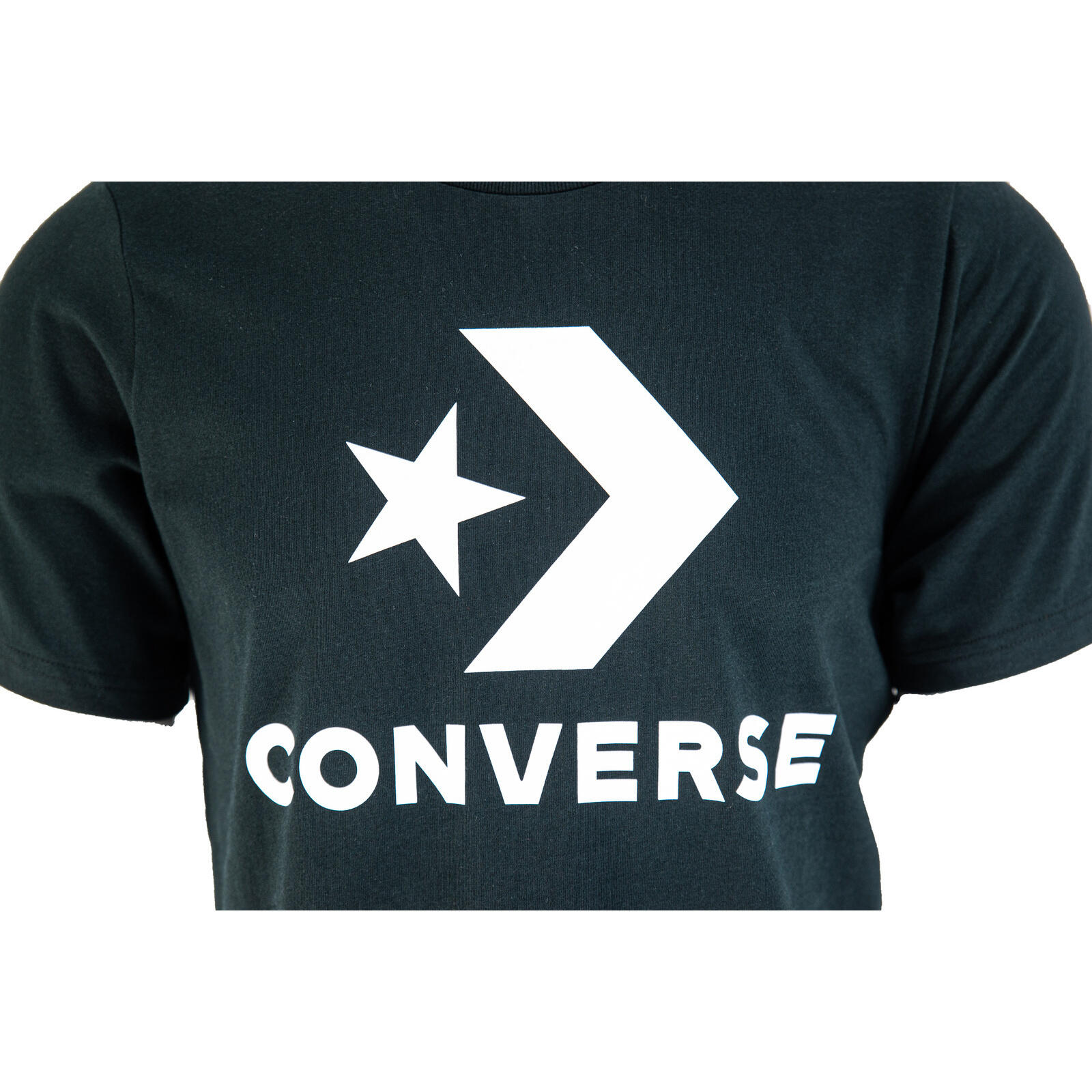 T-shirt Converse Logo Chev Tee, Noir, Unisexe 5/5