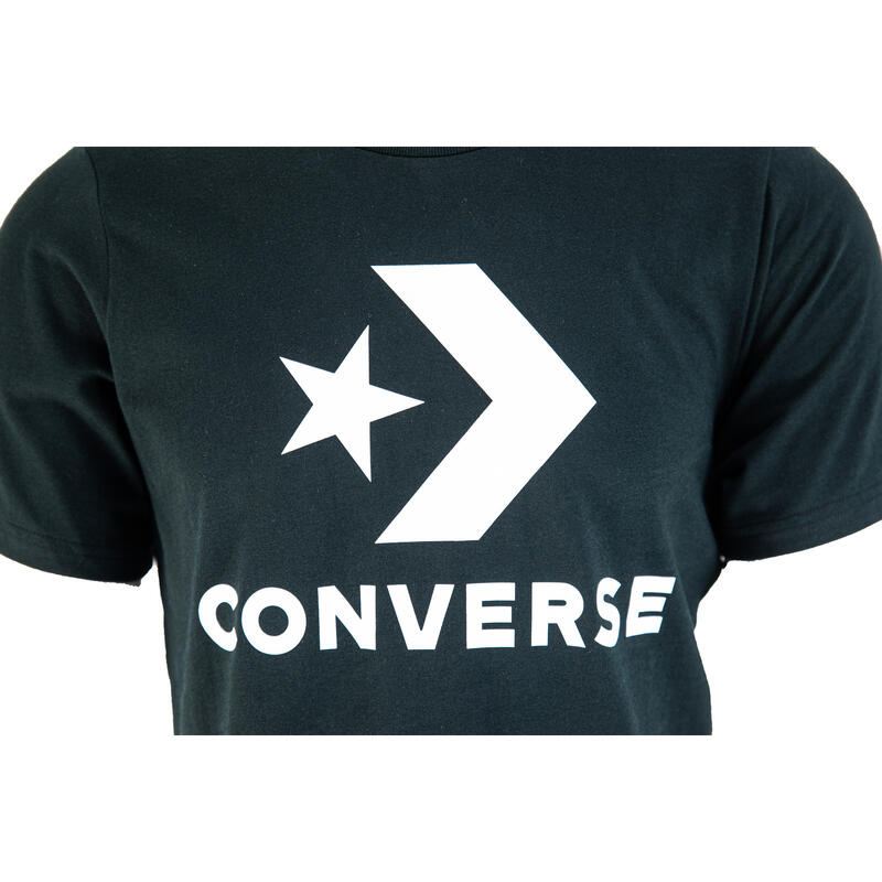 Camiseta Converse Logo Chev Tee, Negro, Unisexo