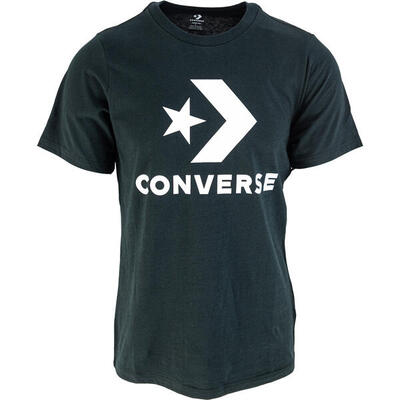 T-shirt converse logo chev tee, zwart, uniseks