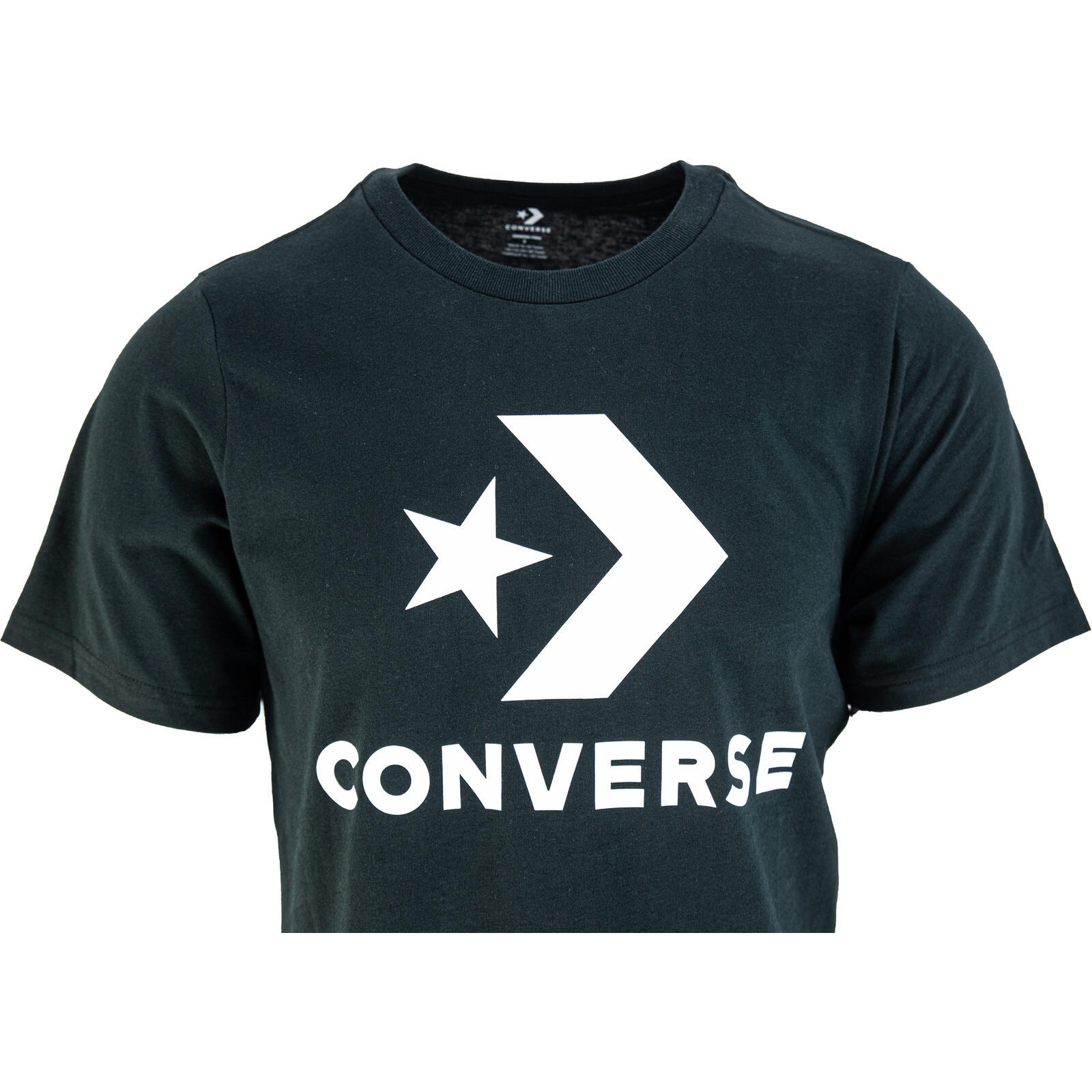 T-shirt Converse Logo Chev Tee, Noir, Unisexe 4/5