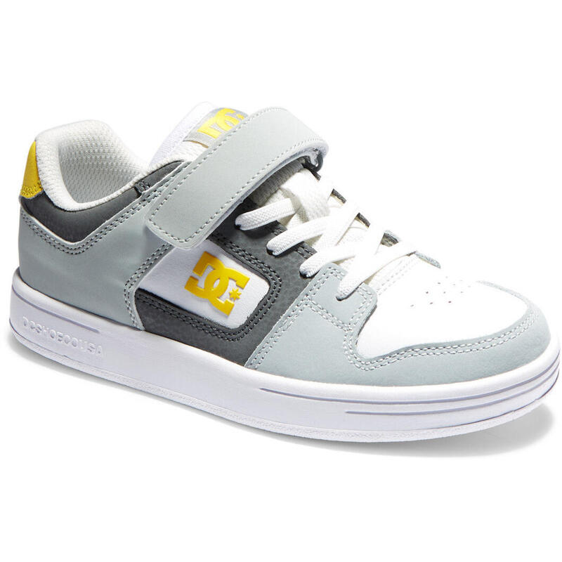 Baskets DC Shoes Manteca 4 V, Blanc, Enfants