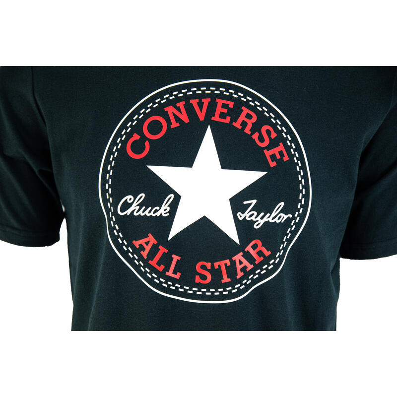 Póló Converse Chuck Patch Core, Fekete, Unisex
