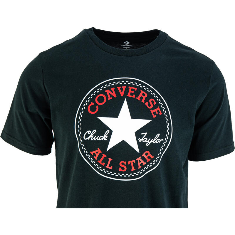 Camiseta Converse Chuck Patch Core, Negro, Unisexo