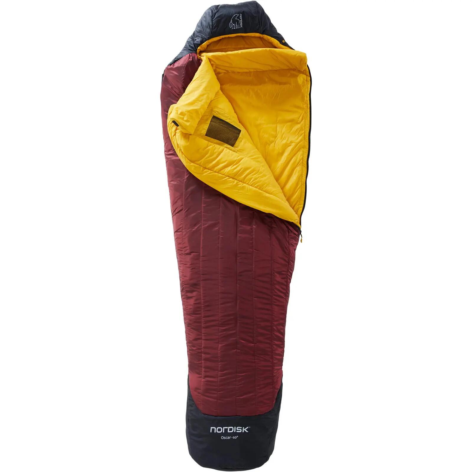 Winterschlafsack Oscar -10° Mummy rio red-mustard yellow-black 3/7